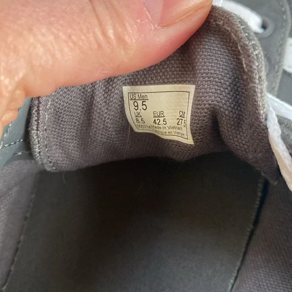 Vans Old Skool Shoes Gray 9.5 - Picture 7 of 7